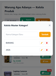 Kelola Master Kategori